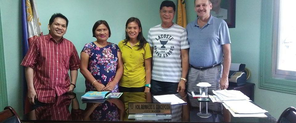 Courtesy call on the Tanjay City Mayor