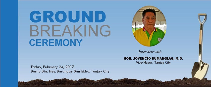 Vice-Mayor Jovencio Bumanglag Groundbreaking Interview