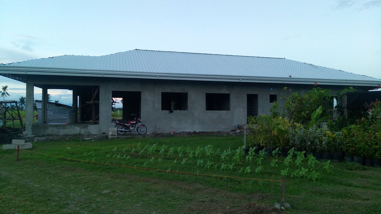 CEA first children's home with completed roofing