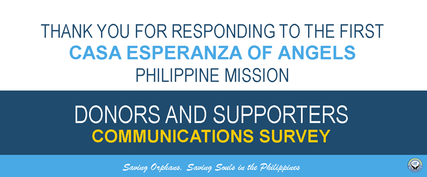 casa esperanza of angels donors survey