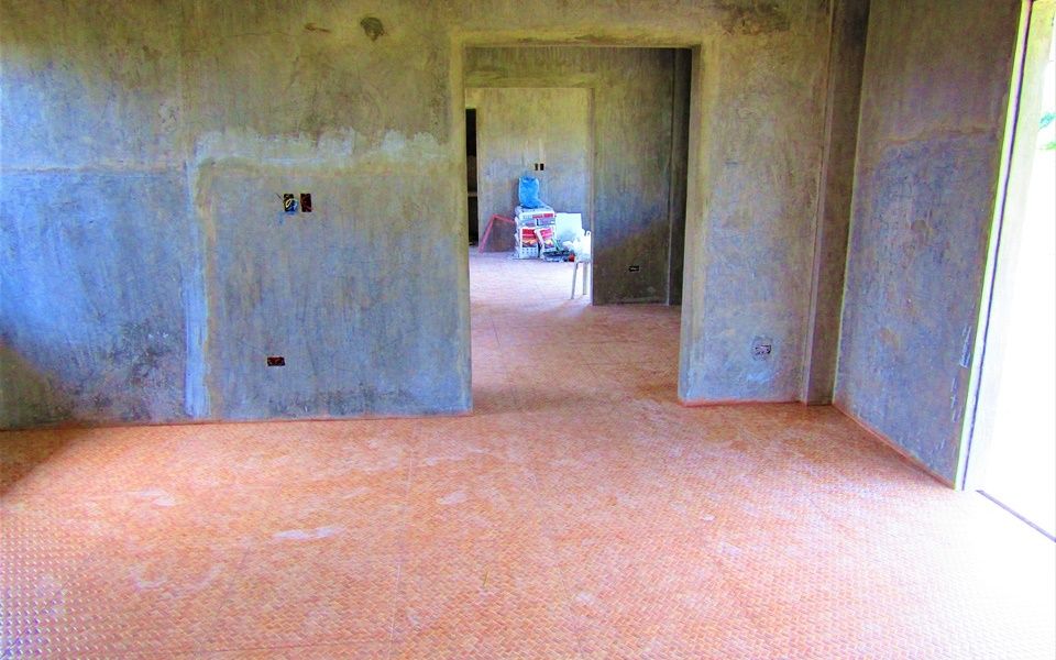 CEA construction update september 2021 - floor tiling