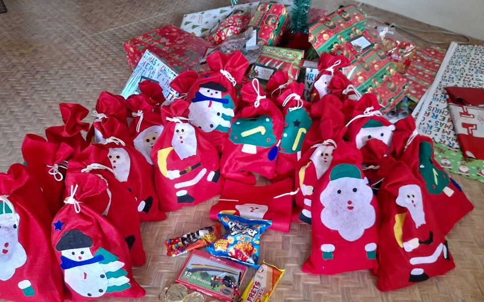 Gifts for the children at CEA - December 2021