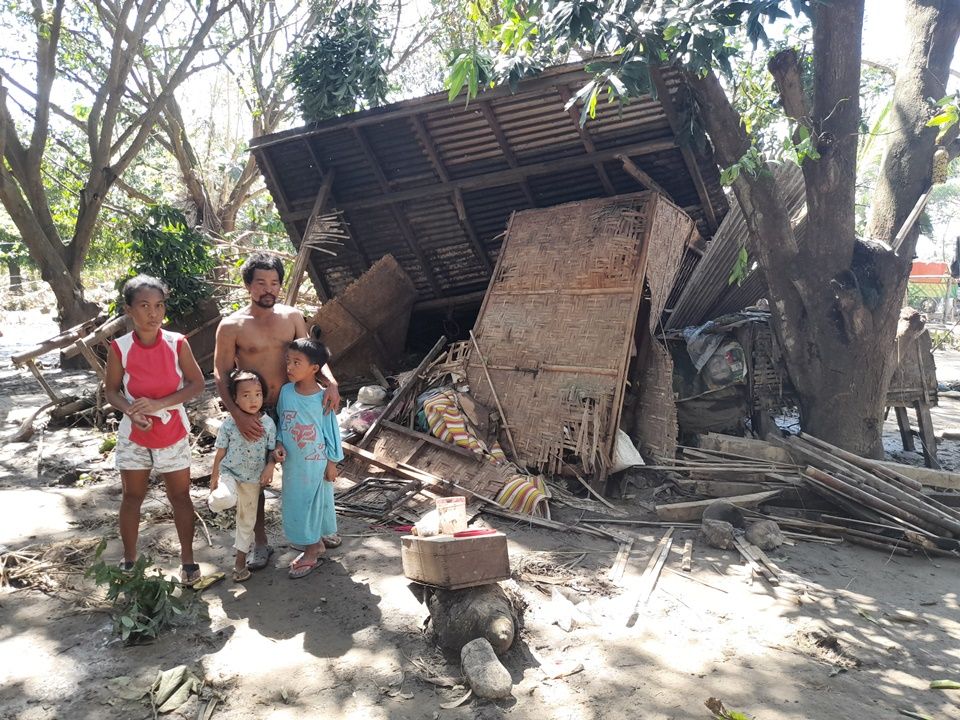 Victims of typhoon Odette