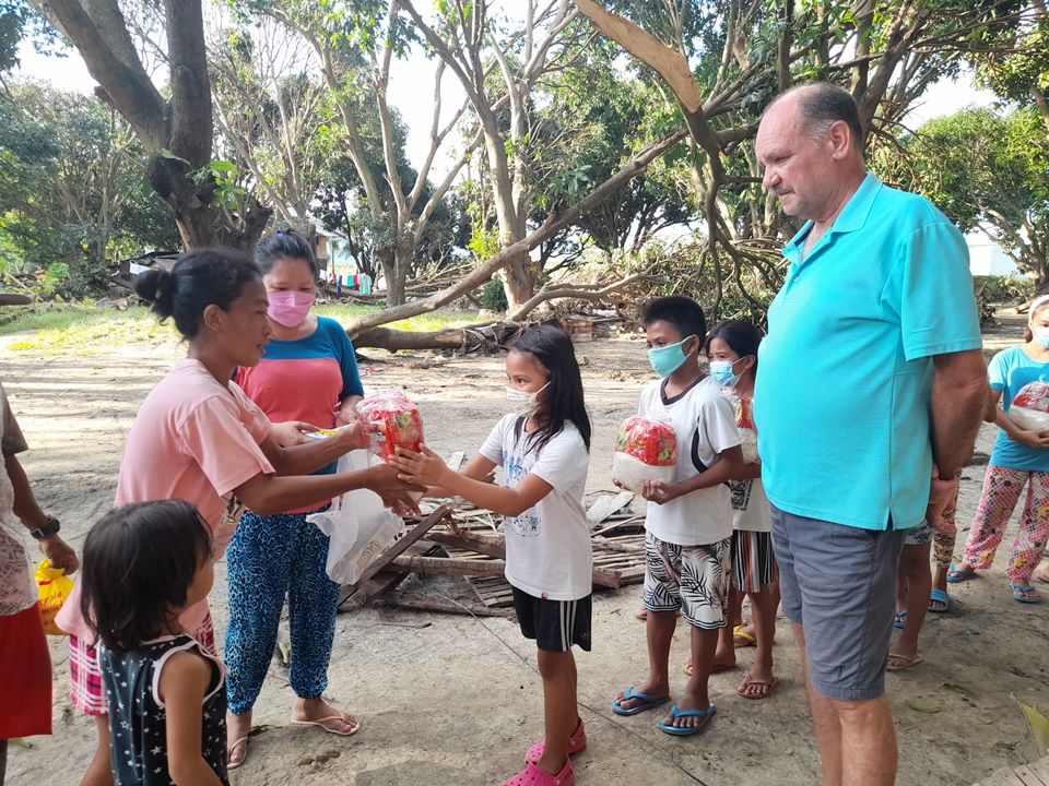 community outreach after typhoon odette