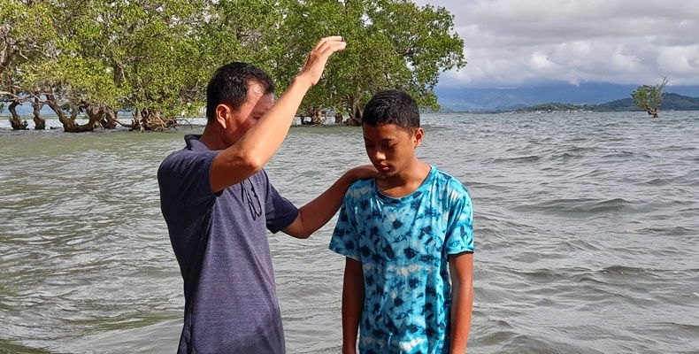 CEA boy baptized - May 2022