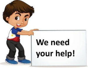 We need your help graphics