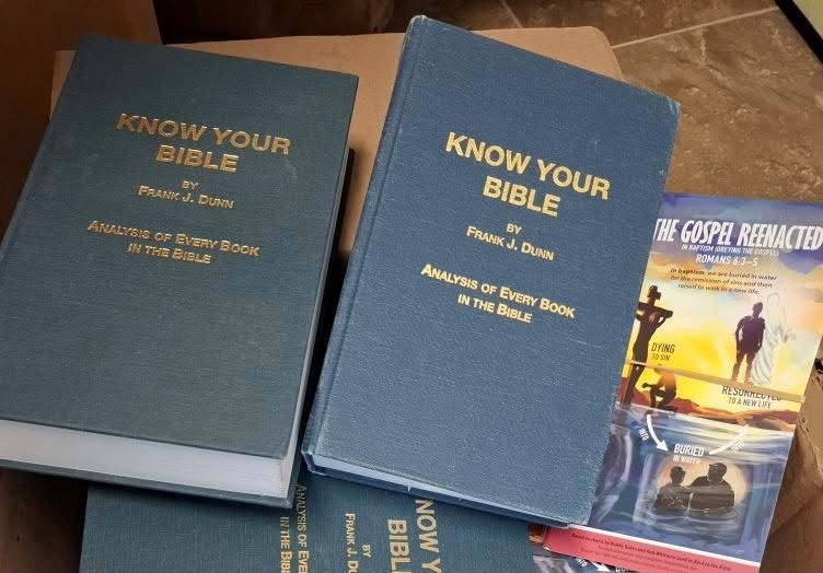 Bible materials from Greenfield church of Christ 1 - July 2026