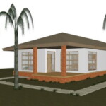 Architect's drawing of a proposed children's home at Casa Esperanza of Angels.