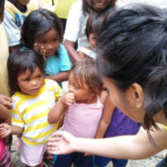 CEA volunteer Vergielyn Cubol at Sitio Baybay