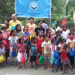 CEA volunteer Arjie Sedillo at Sitio Baybay