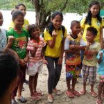 CEA volunteer Liza Marie Ragusta at Sitio Baybay