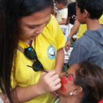 CEA volunteer Rhea Ramirez at Sitio Baybay