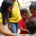 CEA volunteer Stephanie Bigno at Sitio Baybay