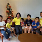 House parents Renante and Erlyn Dela Torre with CEA kids