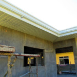 Work on the roofing of the second children's home has been completed, March 2020. Roofing completed second children's home
