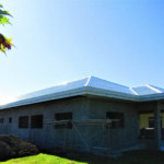 Construction work continues at the second children's home. Photo taken March 2020. Second children's home March 2020