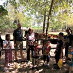 The CEA children on a visit to the zoo