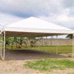 The completed church meeting tent 4